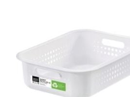 Opbevaringskurv, SmartStore Recycled 10, 37 x 28 x 10 cm, hvid, 6 L