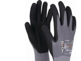 Arbetshandskar, OX-ON Flexible Supreme 1600, svart/grå, str. 8