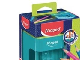 Batteridrevet blyantspidser Maped, 1 hul, blå