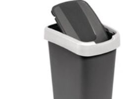 Avfallskärl Plast1, grå, 50 liter