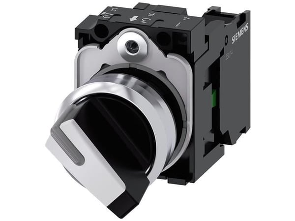 Siemens 3SU1150-2BF60-1BA0, Metalli, Musta, Metallinen, 104 g, 50 mm, 30 mm, 100 mm