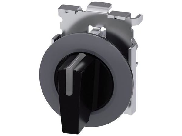 Siemens 3SU10622DL100AA0 3SU1062-2DL10-0AA0 Kiertokytkin Kiinnityslaite Musta 2 x 45° 1 kpl