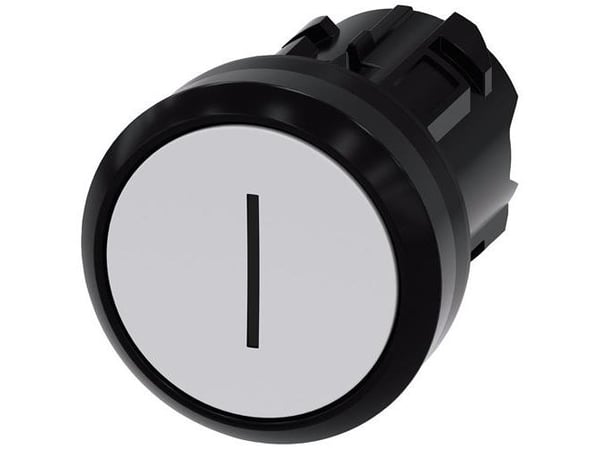 Siemens 3SU10000AB600AC0 tryckknapp (Ø x H) 29,5 mm x 29,5 mm IP66, IP67, IP69/IP69K, 1 st