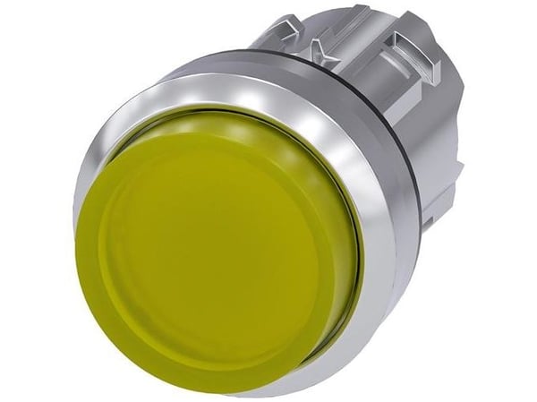Siemens 3SU10510BB300AA0 3SU1051-0BB30-0AA0 tryckknapp (Ø x H) 29,5 mm x 29,5 mm IP66, IP67, IP69/IP69K 1 st