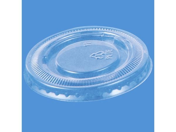 Plastlåg Ø44 mm PET Klar til Dressingbæger 30 ml,100 stk/ps - (100 stk.)