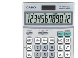 Bordregner Casio DF-120 ECO