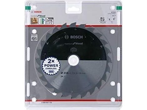 Bosch ACCU STD PYÖRSSISAHANTERÄ PUU 216X30MM 24T