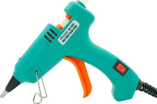 Kuumaliimapistooli 20W Ø7-7.5mm tikkuja varten GK-360F Pro'sKit -paketti
