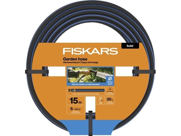 Fiskars kiinteä puutarhaletku 13Mm 1/2 15M 1076049