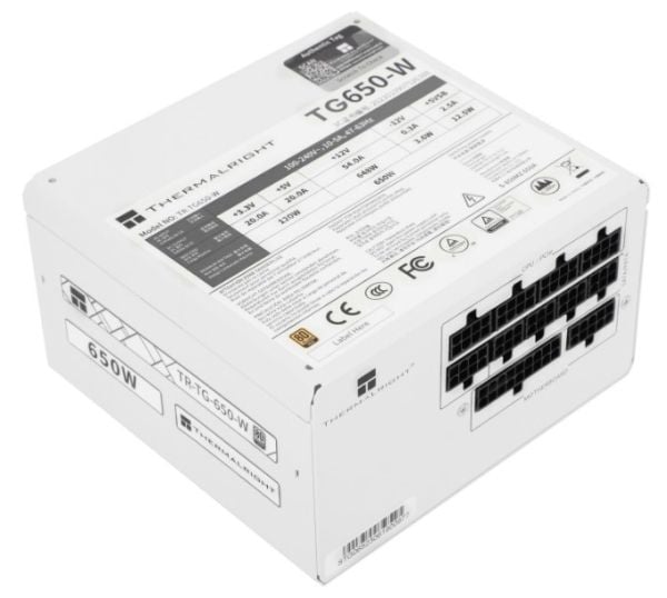 Thermalright TG-650-W, 650 W, 100 - 240 V, 47 - 63 hz, 10 - 5 A, 120 W, 648 W