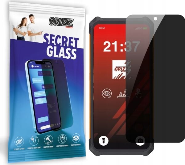 GrizzGlass personvernskjermglass GrizzGlass SecretGlass til Cubot KingKong ES