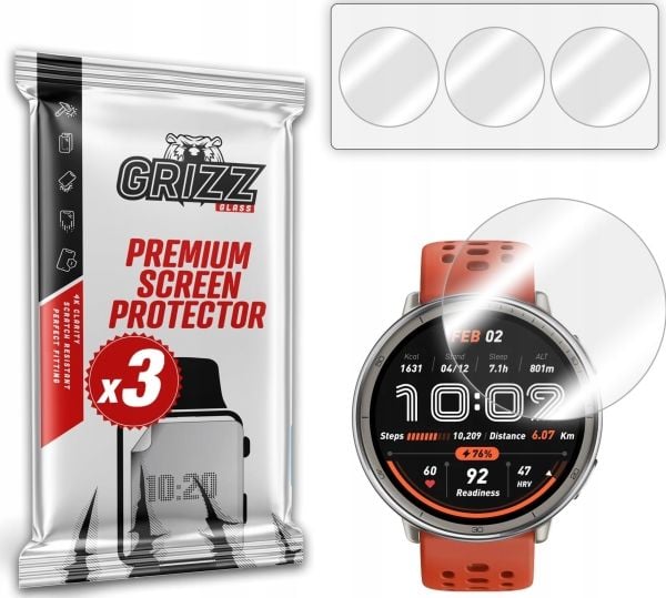 GrizzGlass Hydrofilm hydrogelfilm for Amazfit Active 2