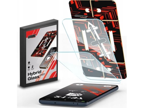 GrizzGlass HybridGlass Easy hybridglass til Xiaomi POCO F6 Pro [2 PACK]
