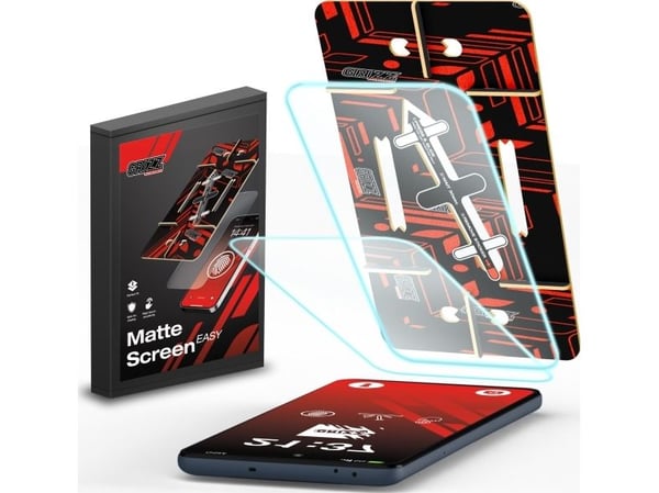 GrizzGlass matt skjermfolie MatteScreen Easy for Samsung Galaxy M55 [2-PACK]