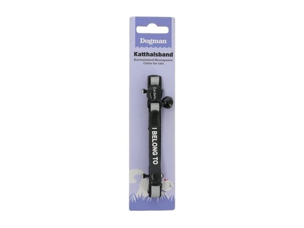DOGMAN Cat Collar Stripe svart