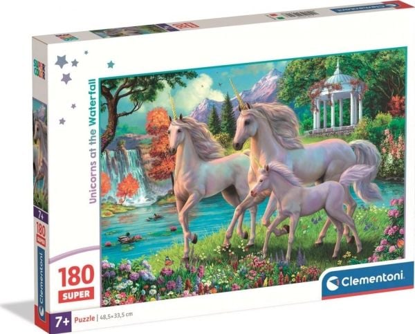 Clementoni Puzzle Super Color Unicorns 180 palaa (29794)