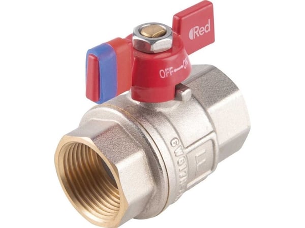 Ferro kulventil kopplings-/gänganslutning med fjäril 1/2 F-Power Pro