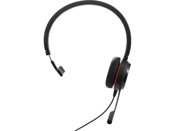 Jabra Evolve 20SE UC mono - Hodesett - on-ear - kablet - USB-C, USB-A - lydisolerende - Certified for Microsoft Teams