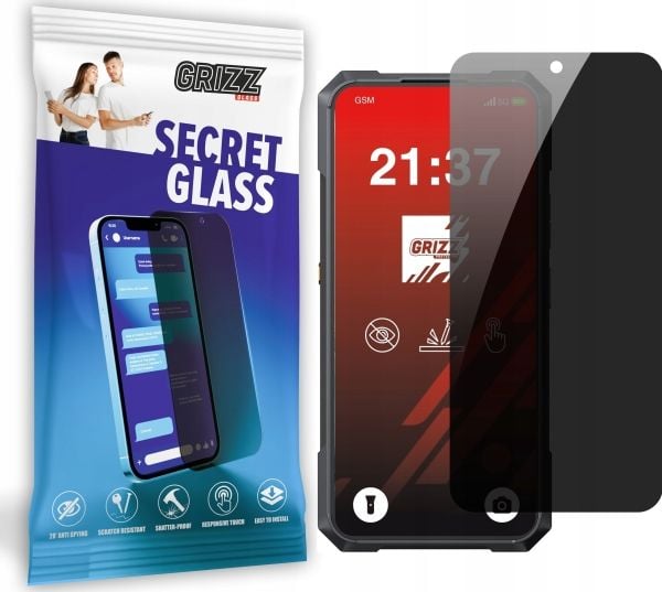 GrizzGlass personvernskjerm GrizzGlass SecretGlass til Cubot KingKong X Pro