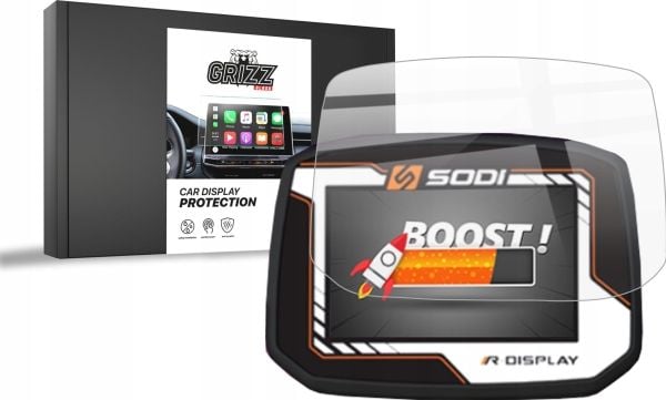 GrizzGlass keramisk film CarDisplay Protection til Sodi RSX