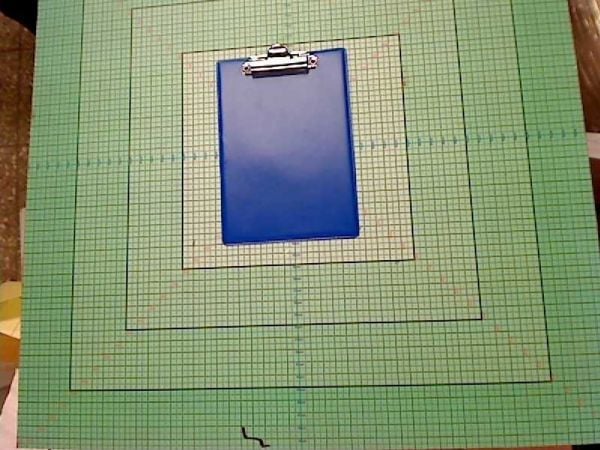 Biurfol skriveplate med klemme A6, blå KH-02-01