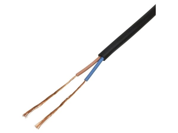 TRU COMPONENTS TC-13389156 Gummikabel H05RN-F 2 x 0,75 mm² Sortera 50 m