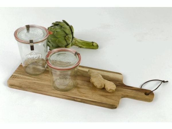 Sylteglas, Rund, Ø 100, højde 147 Glass, transparent, pakke a 6 stk Weck Fødevaregodkendt