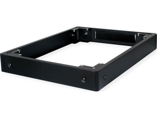 ROLINE 26.21.0241, Rackbase, Sort, Stål, 600 mm, 800 mm, 100 mm