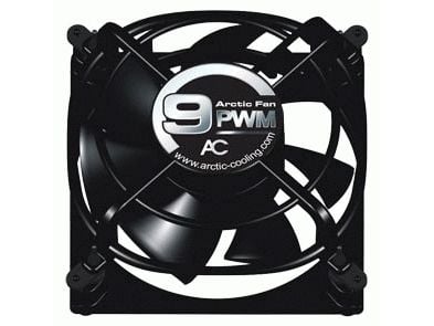 ARCTIC Fan 9 PWM, Vifte, 9,2 cm, 600 RPM, Sort