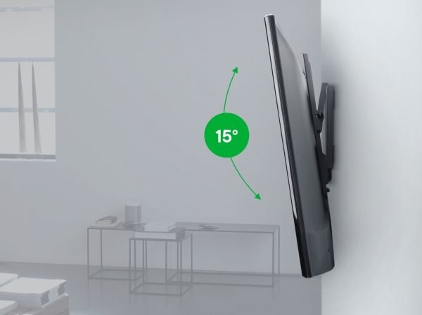 One For All Dynamic Line WM5620, 106,7 cm (42"), 2,54 m (100"), 100 x 100 mm, 600 x 400 mm, -7,5 - 7,5°, Sort