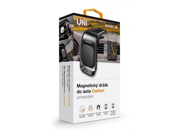 Aligator HA15, Mobiltelefon/smarttelefon, Passiv holder, Bil, Sort