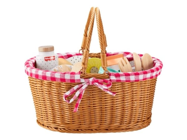 Fisher-Price puinen piknik-korisetti, 3 vuotta
