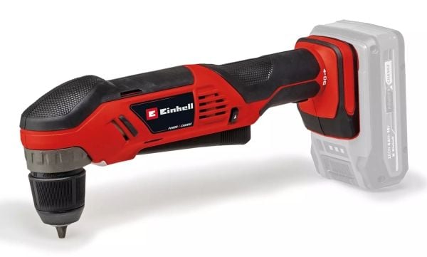 Einhell TE-AD 18 Li, Høyrevinklet boremaskin, Sort, Rød, 1 cm, 1100 RPM, 1 mm, 45 Nm - SOLO