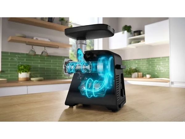 Bosch Serie 6 MFWS650B, 500 W, musta, Hopea, 3,5 kg/min, 1 m, Metalli, Muovi, 2100 W