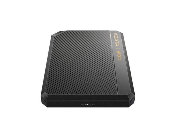 ADATA EC600-BCBK, HDD/SSD-kabinett, 2.5", SATA, USB-tilkobling, Sort