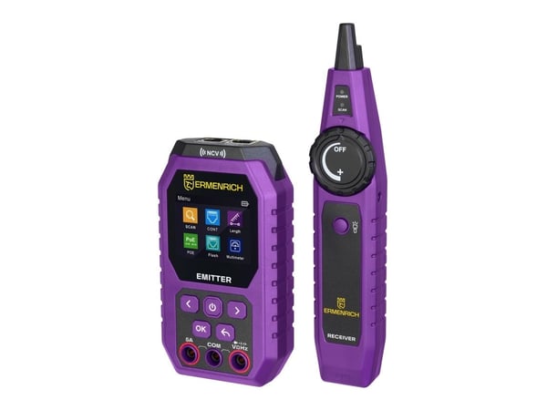Ermenrich Ping SM75 kabeltestare med multimeter