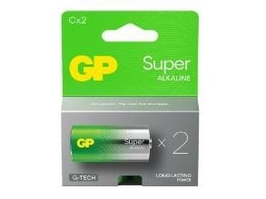 GP Super Alkaline C-batteri 14A/LR14 2-pak