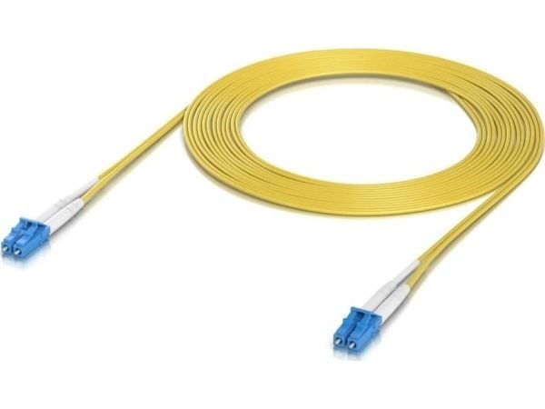Ubiquiti UniFi - Patch-kabel - LC/UPC enkelläge (hane) till LC/UPC enkelläge (hane) - 3 m - 2 mm - fiberoptisk - duplex - OS2 - halogenfri, inomhus...