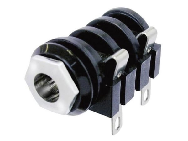 Neutrik NMJ4HC-S jack-kontakt 6,35 mm sokkel installasjon horisontal (NMJ4HC-S)