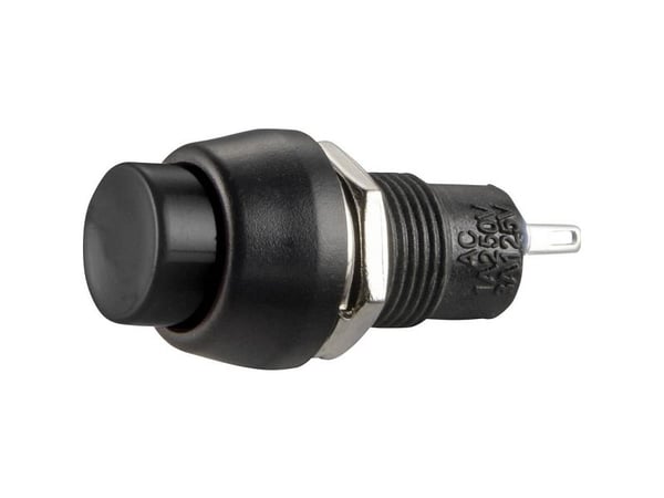 TRU COMPONENTS TC-R13-84B-05BK Painekytkin 250 V/AC 1 A 1 x Off/On Klikkende 1 stk