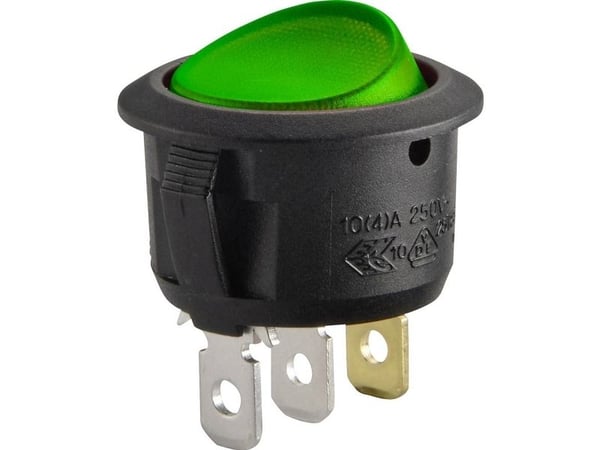 TRU COMPONENTS keinukytkin TC-R13-208B-02 12 V/DC 20 A 1 x Off/On Klikkaava 1 kpl