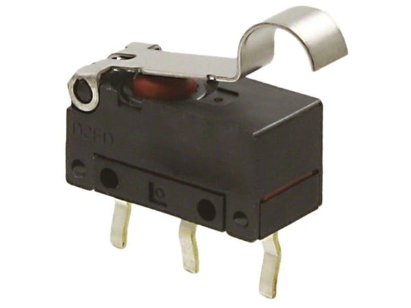 Omron D2FD-01L30-1T Mikrokytkin 30 V/DC 0,1 A 1 x On/(On) 1 kpl Pussi