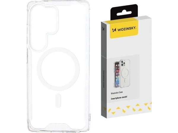 Wozinsky gjennomsiktig corner-etui MagSafe for Samsung Galaxy S25 - klar
