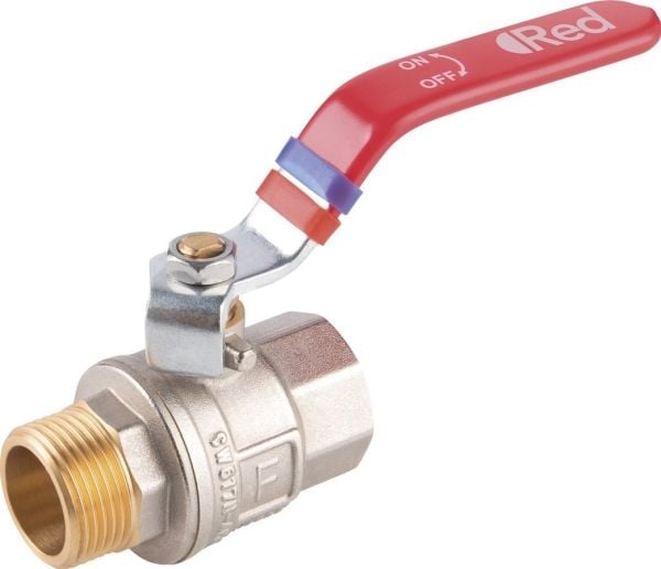 Ferro kuleventil muffe-/skrutilkobling med spak 1 1/4" F-Power Pro