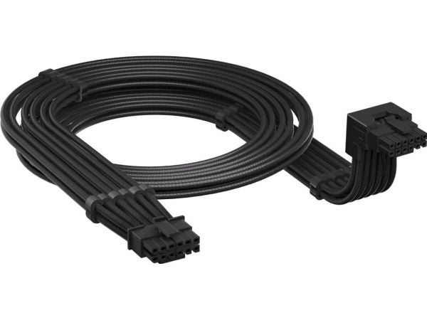Corsair CP-8920351, 12V-2x6, PCI-E (12+4-pin), 0,65 m, Kulmikas, Suora, 90°