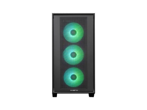 Chieftec GS-03B-OP, Midi Tower, PC, musta, ATX, EATX, mikro-ATX, Mini-ITX, peli, Multi