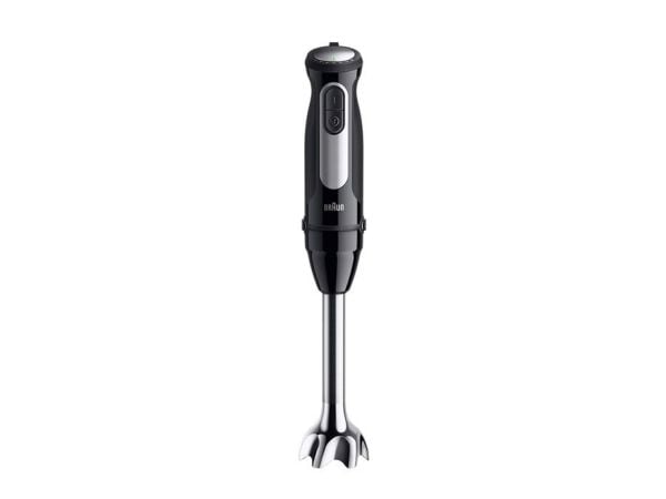 Braun MultiQuick 5 Pro, Stav Mikser, 0,6 l, 1,2 m, 1000 W, Sort, Sølv