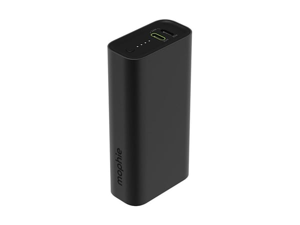 mophie powerstation - Strømbank - 10000 mAh - 30 watt - PD - 2 utgangskontakter (USB-C) - svart