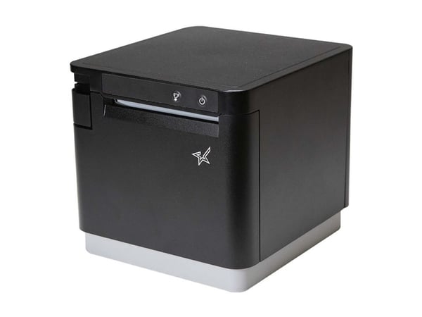 Star mC-Print3 MCP31CI - Kvitteringsskriver - direktetermisk - Rull (8 cm) - 203 dpi - inntil 400 mm/sek - USB-C, LAN, USB-vert - kutter - svart