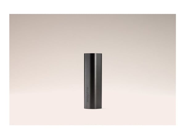 mophie powerstation mini - Strømbank - 5000 mAh - 20 watt - PD (USB-C) - på kabel: USB-C - svart